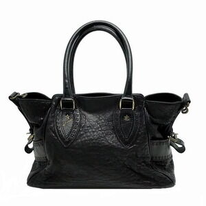 Fendi Ethnico Tote Bag Black Leather